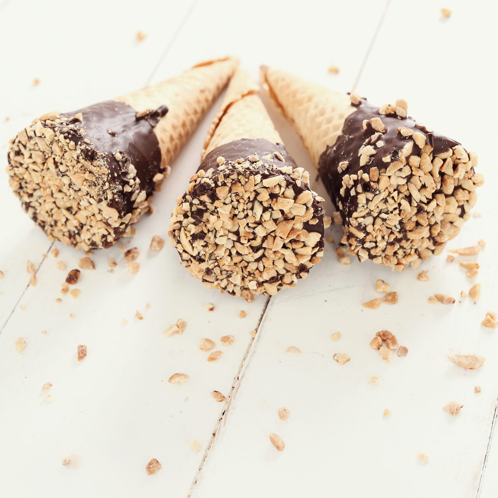 Frozen dessert. Delicious chocolate ice cream